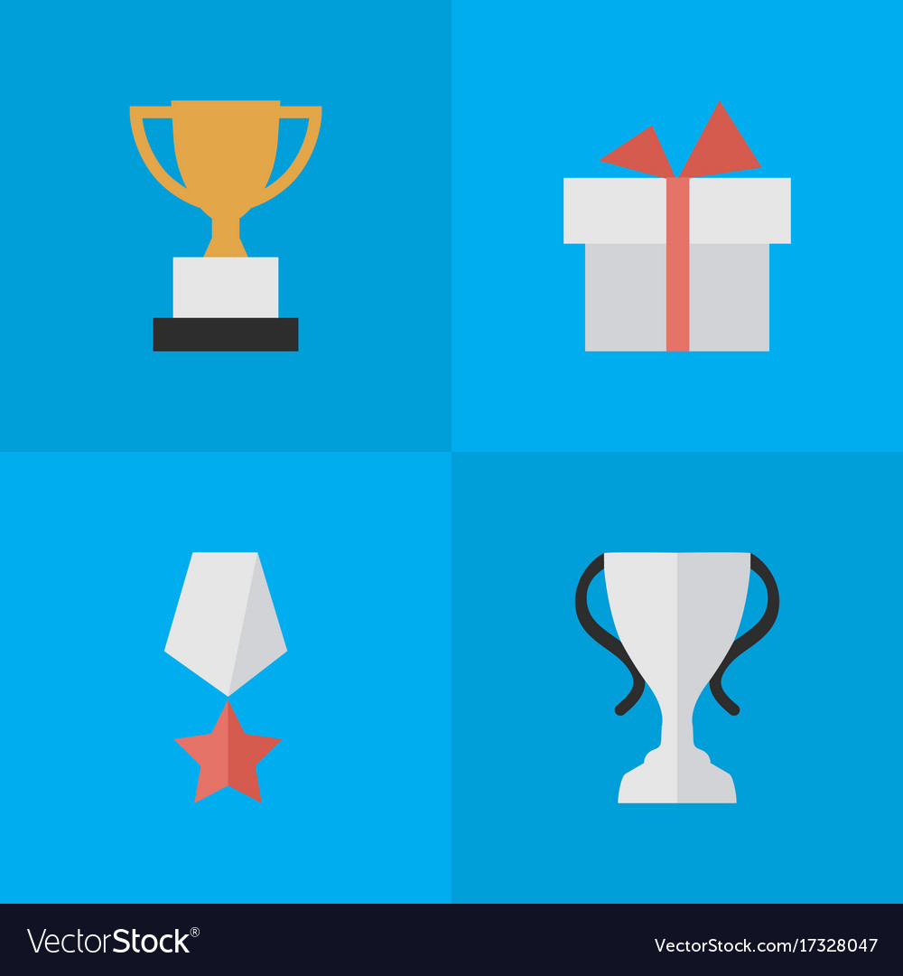 Set of simple champ icons