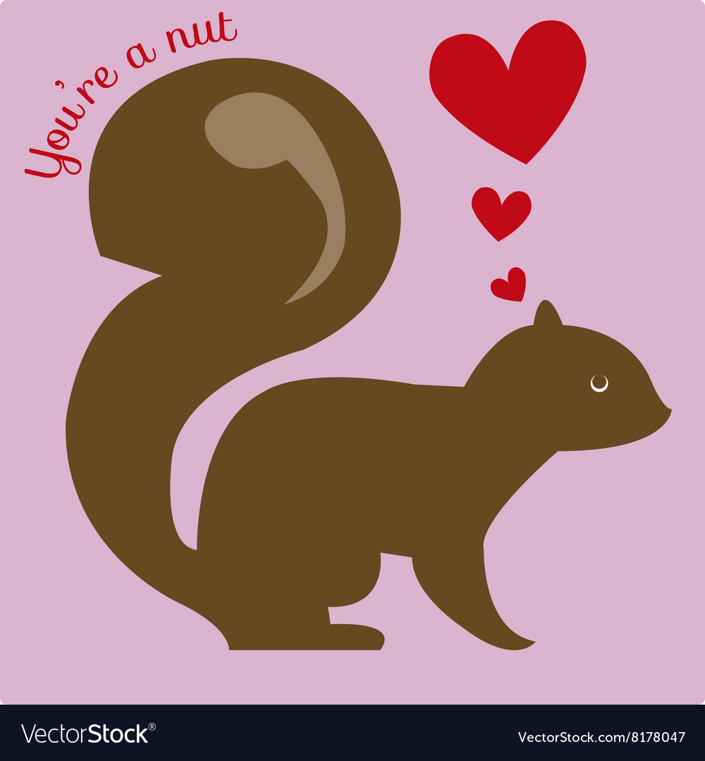 Youre A Nut Royalty Free Vector Image VectorStock