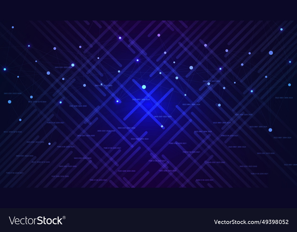 Abstract connecting dots and lines for network vector image Abstract connecting dots and lines for network