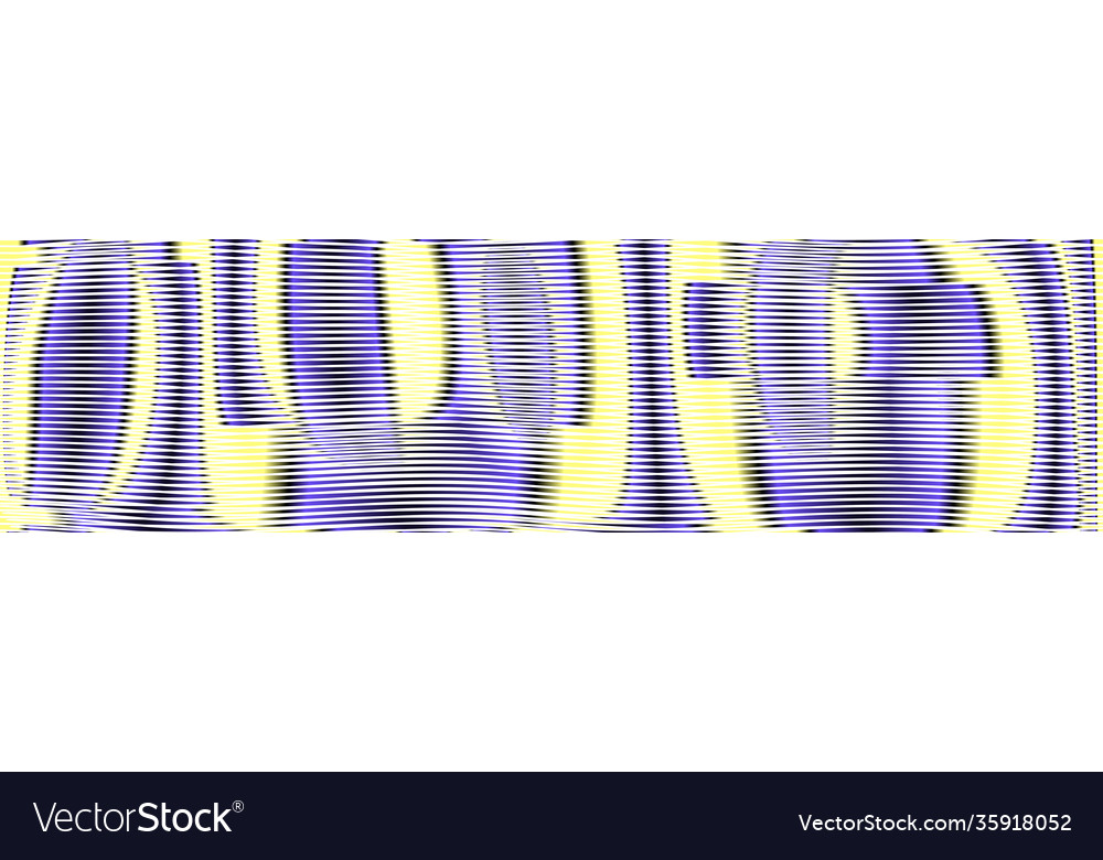 Abstract holographic texture lines with rounded