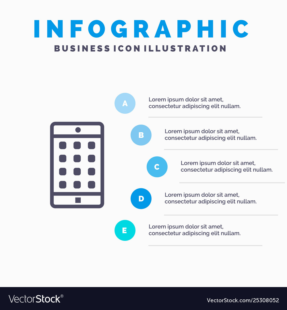 Application mobile password vector image Application mobile password
