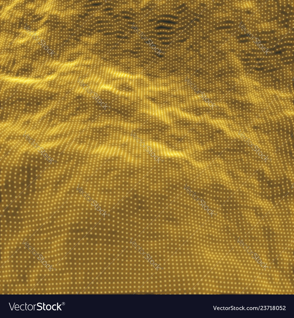 Array mit dynamischen Partikeln 3d futuristische Textur Vector Image Array mit dynamischen Partikeln 3d futuristische Textur