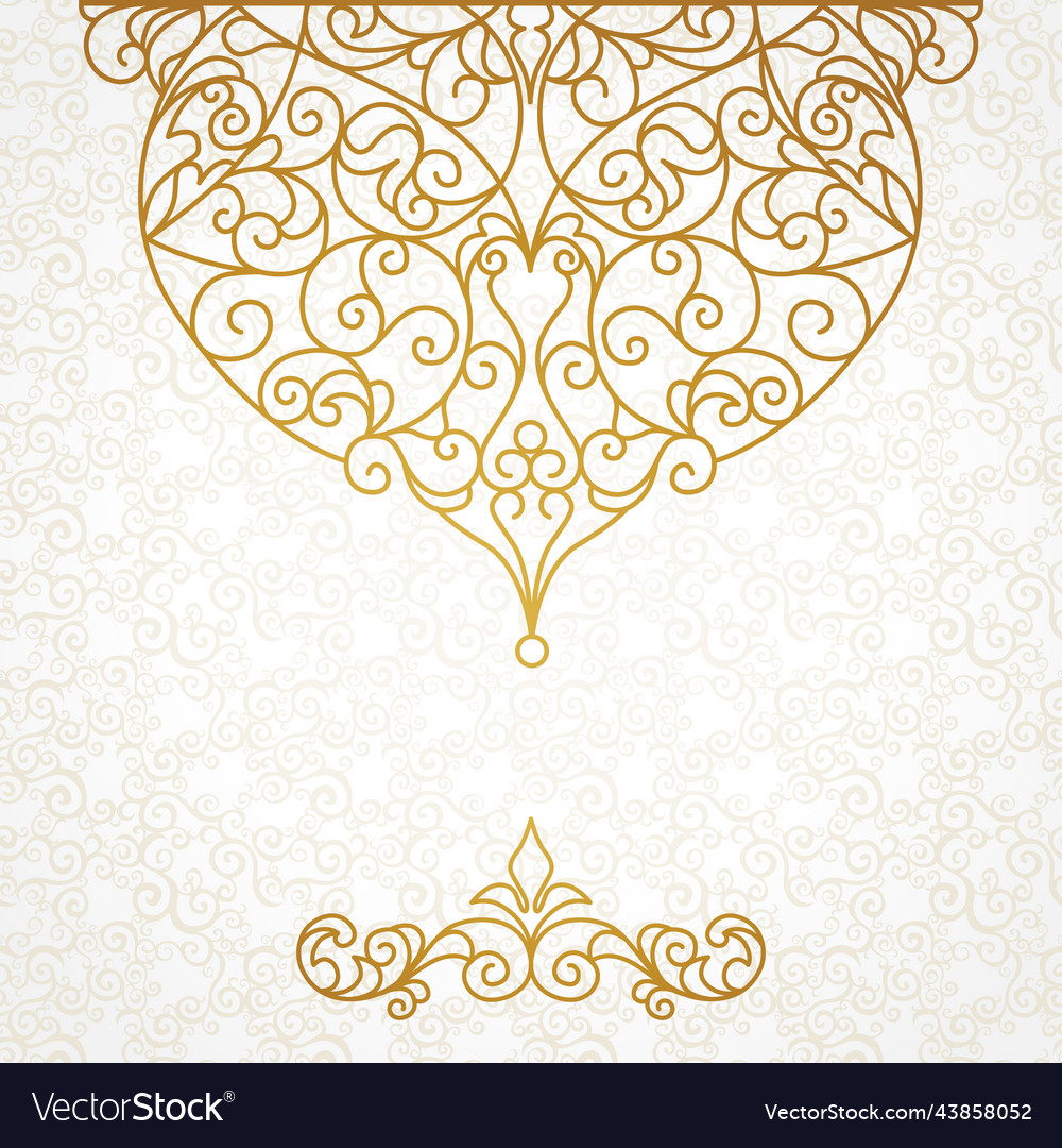 Decorative pattern for design template