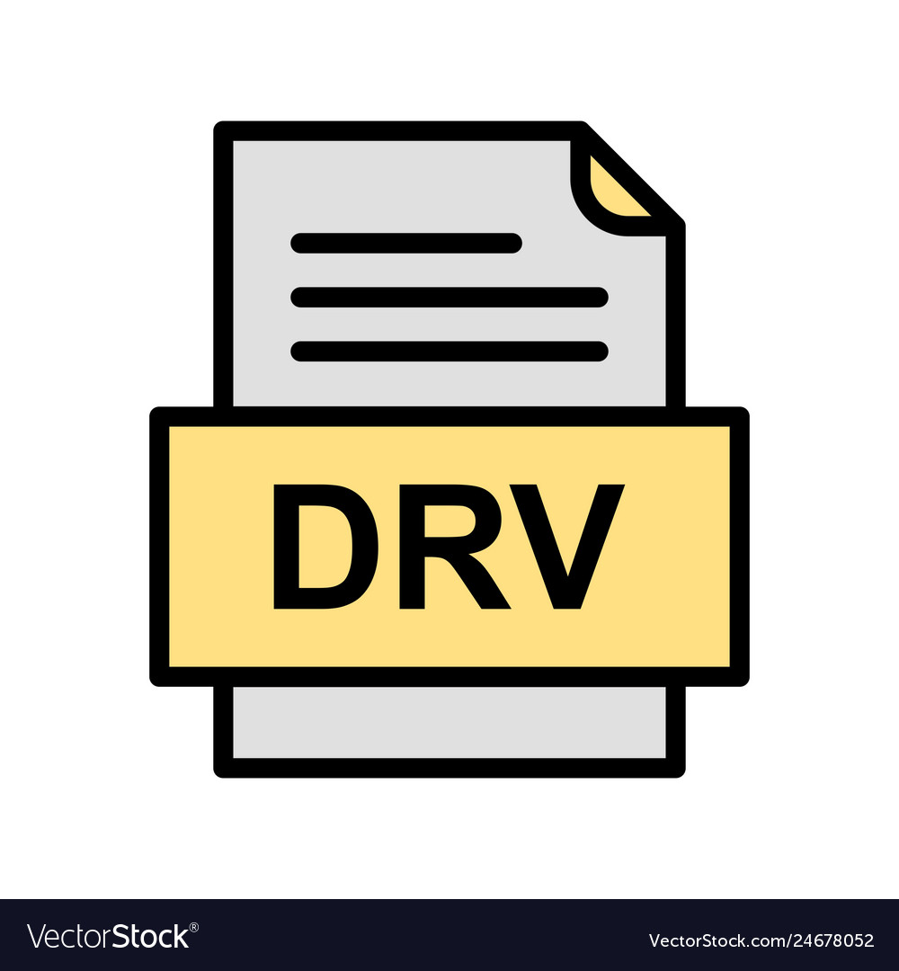 Drv file document icon