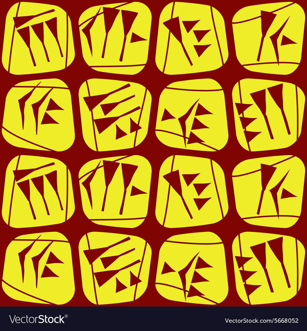 Seamless background with cuneiform