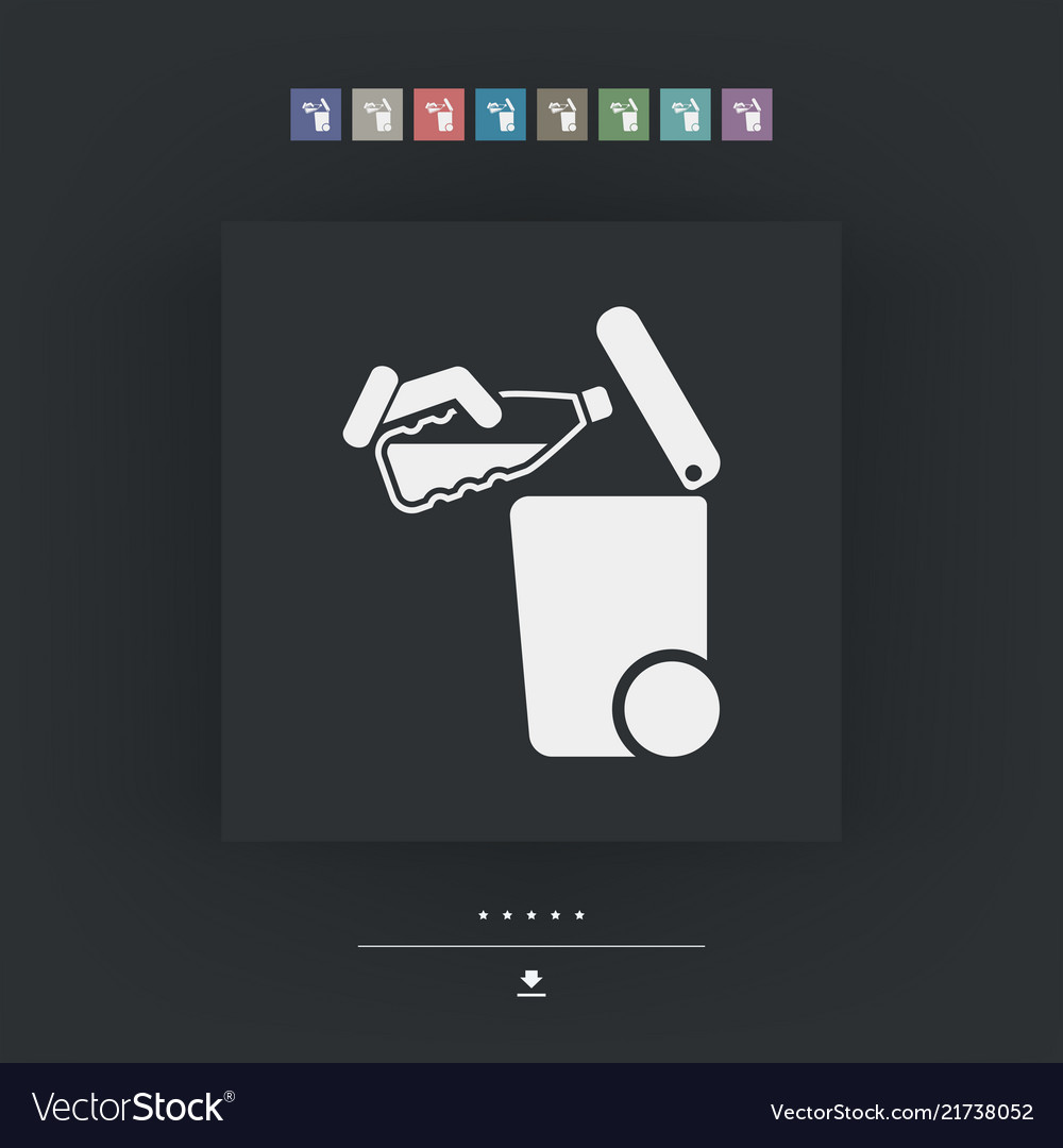 Separate waste collection icon