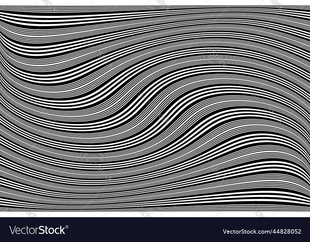 Wavy lines pattern Vector Image Wavy lines pattern