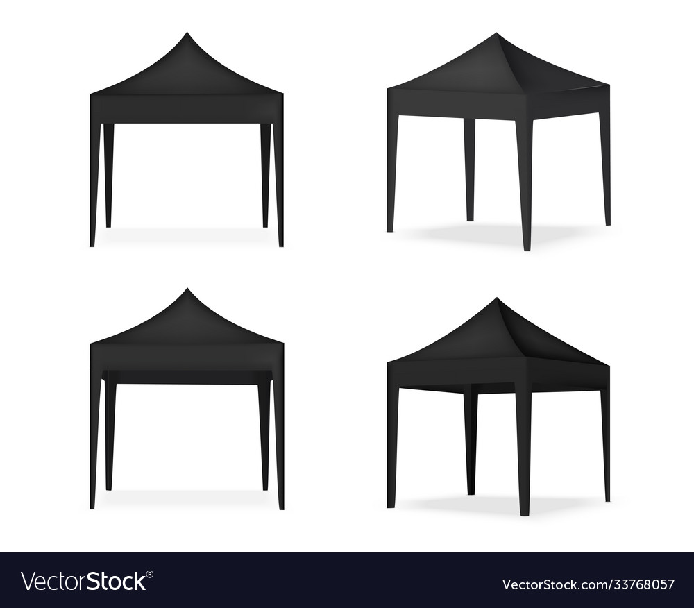 3d mock up realistic tent display pop booth