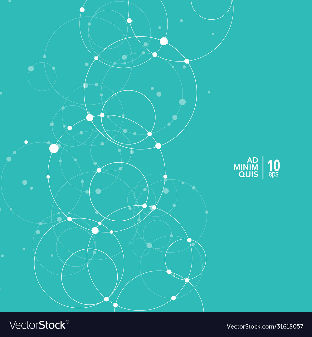 Abstract minimal background with circle vector image Abstract minimal background with circle