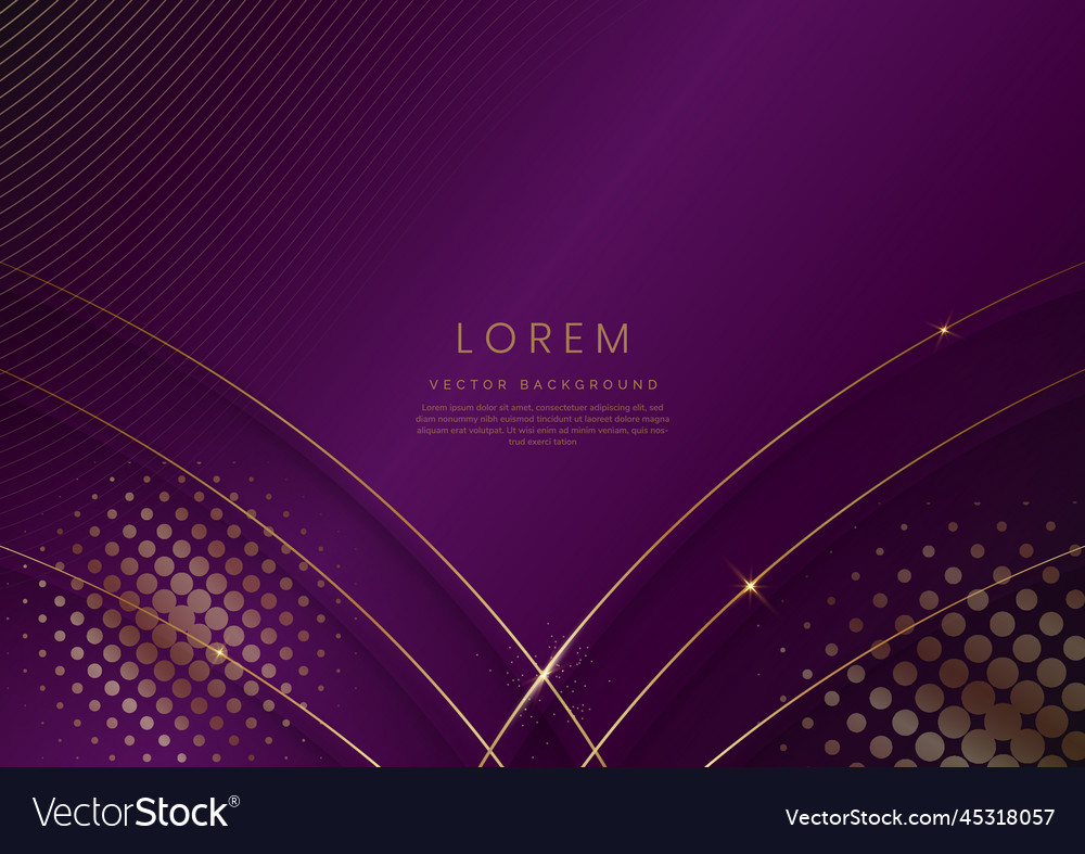 Curved Violet Layer Background