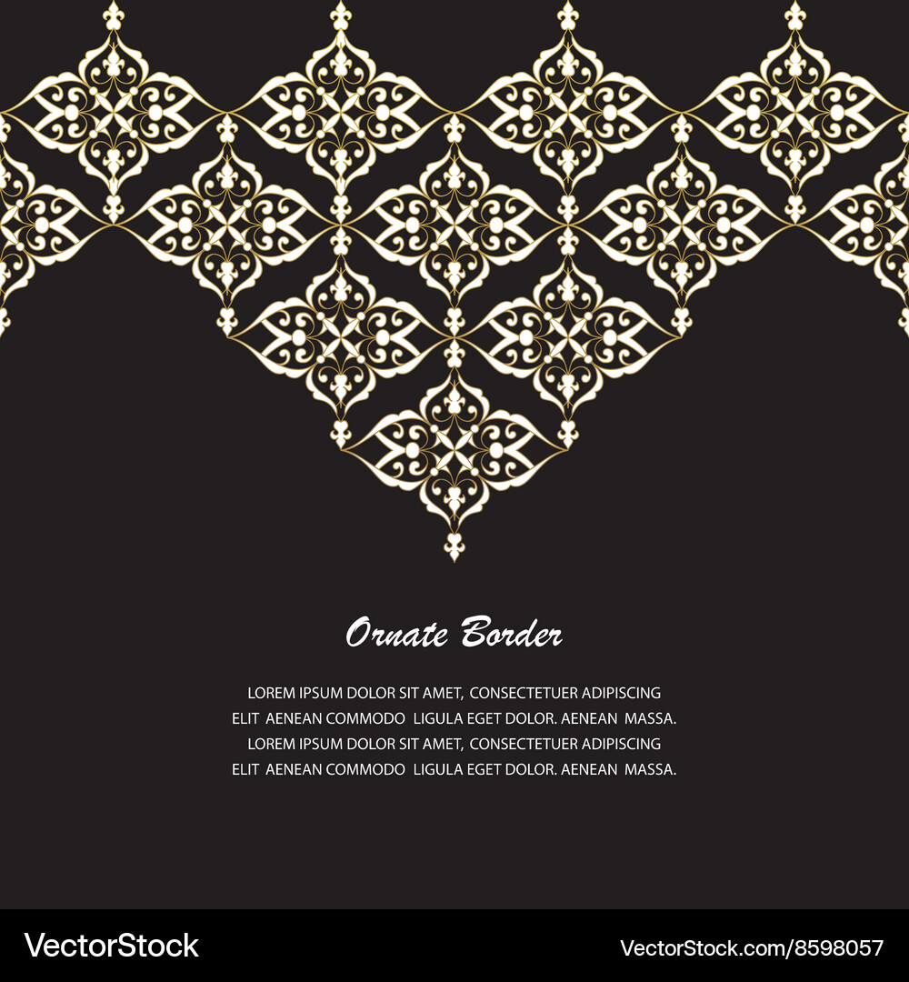 Decorative frame Royalty Free Vector Image - VectorStock