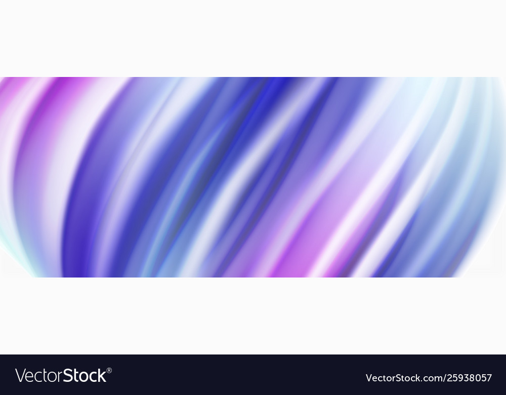 Glossy colorful liquid waves abstract background