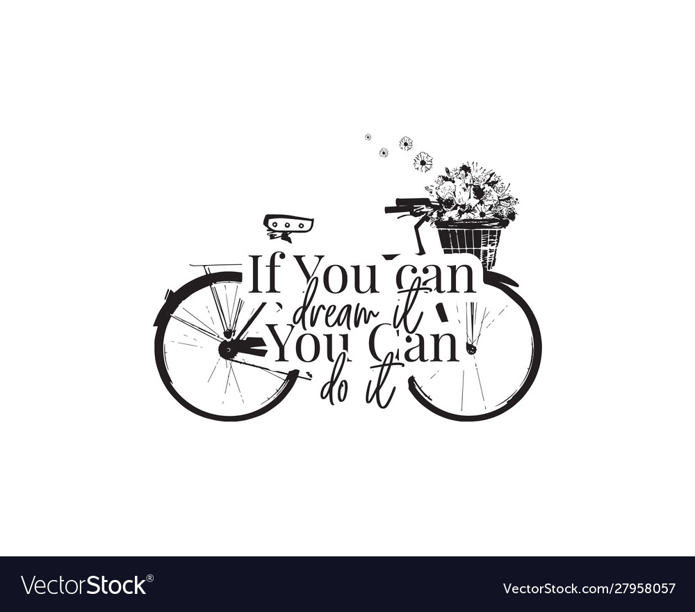 If you can dream it do wall decals Royalty Free Vector Image