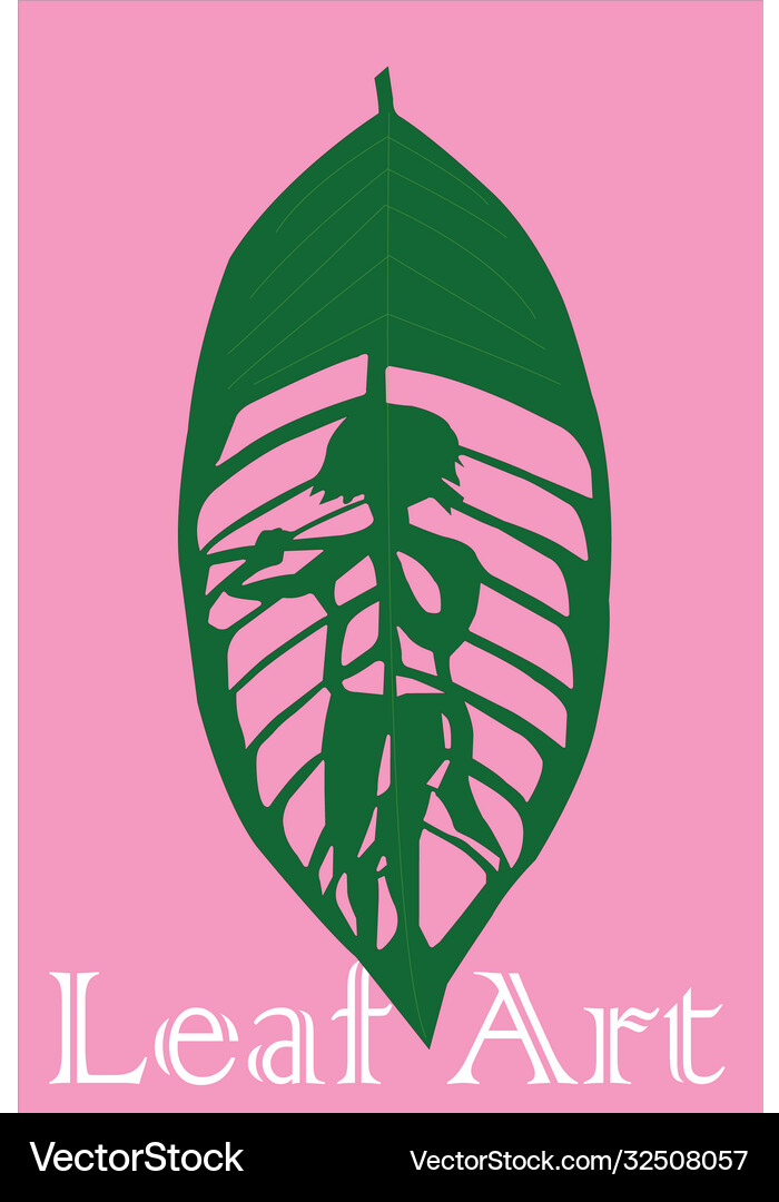 Leaf art Royalty Free Vector Image - VectorStock