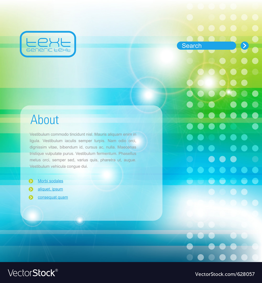 Modern Web Template - Abstract Background