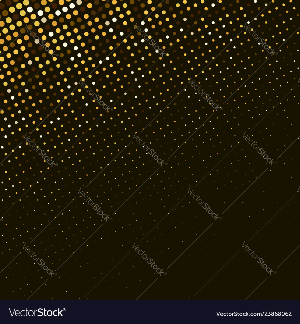 Abstract golden halftone background Royalty Free Vector