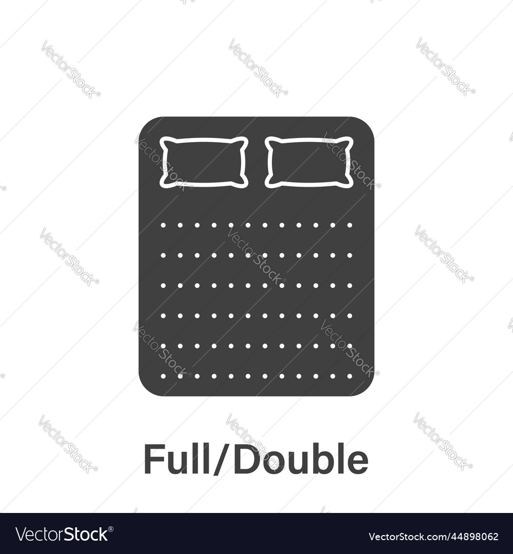 Bed size dimension full double mattress