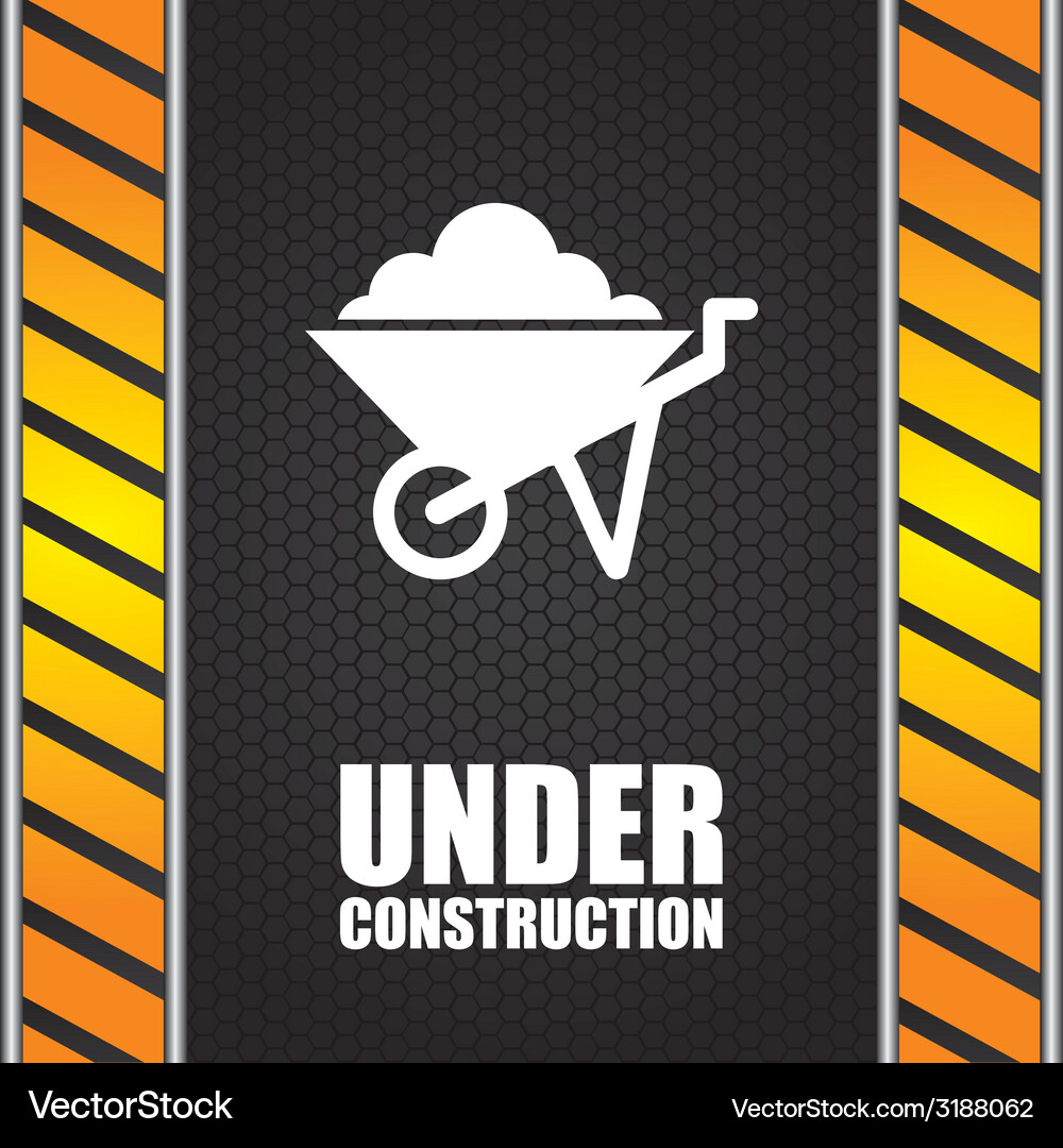 Construction design Royalty Free Vector Image - VectorStock