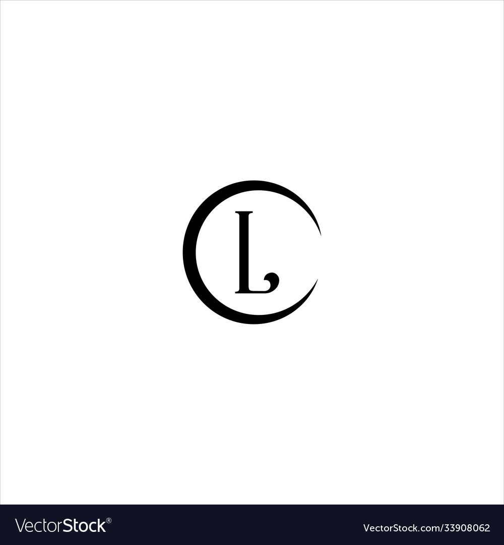 L letter logo monogram design