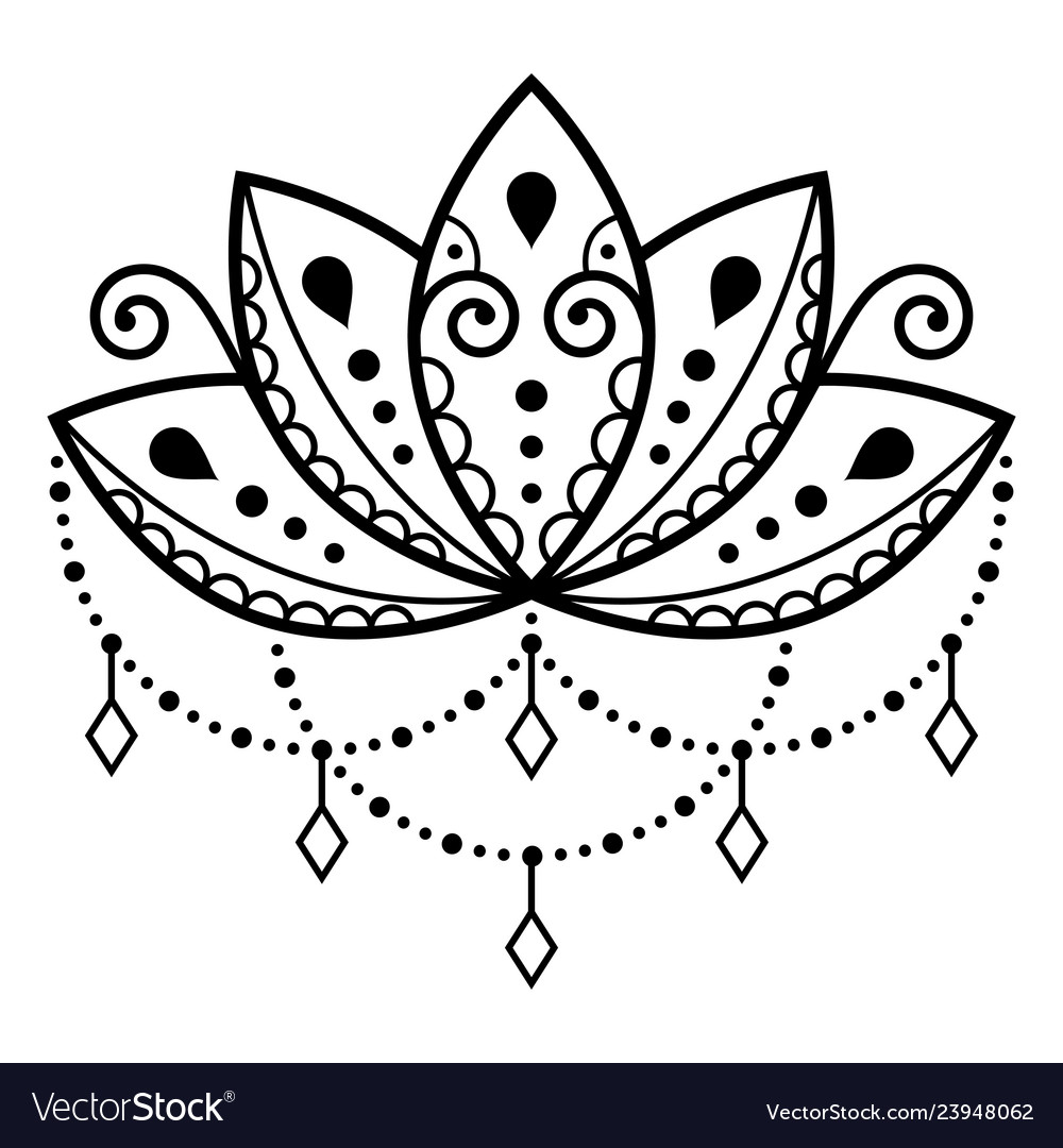 22+ Henna Tattoo Vector Background