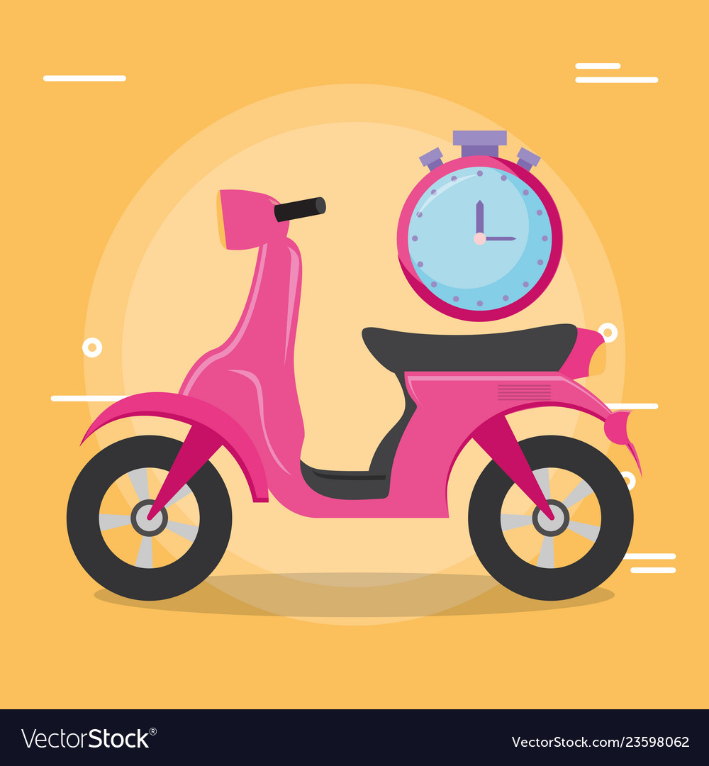 Motorcycle icon image Royalty Free Vector Image