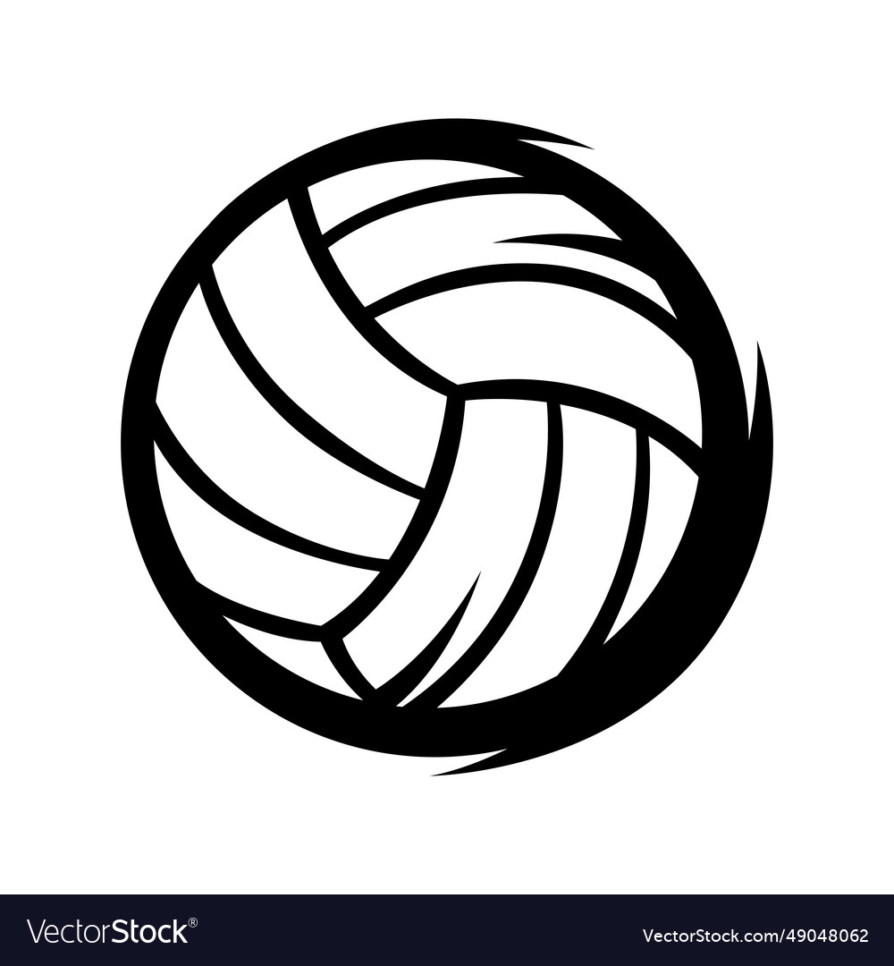 Volleyball ball sport club item vector image Volleyball ball sport club item