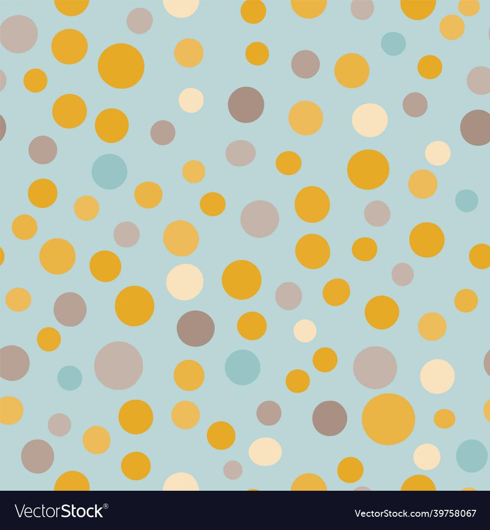 Abstract polka dots seamless pattern