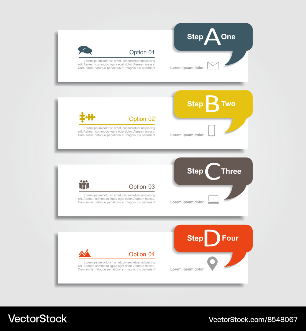 Infographic design template Royalty Free Vector Image
