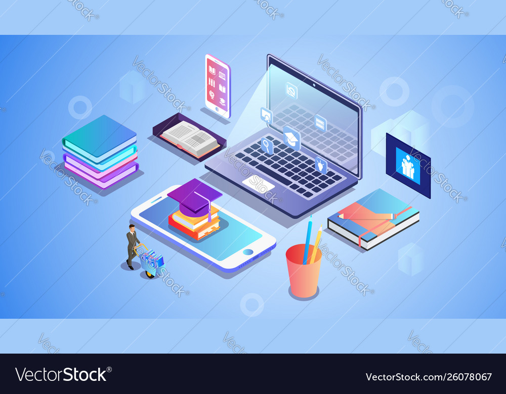 Learning artwork Royalty Free Vector Image - VectorStock