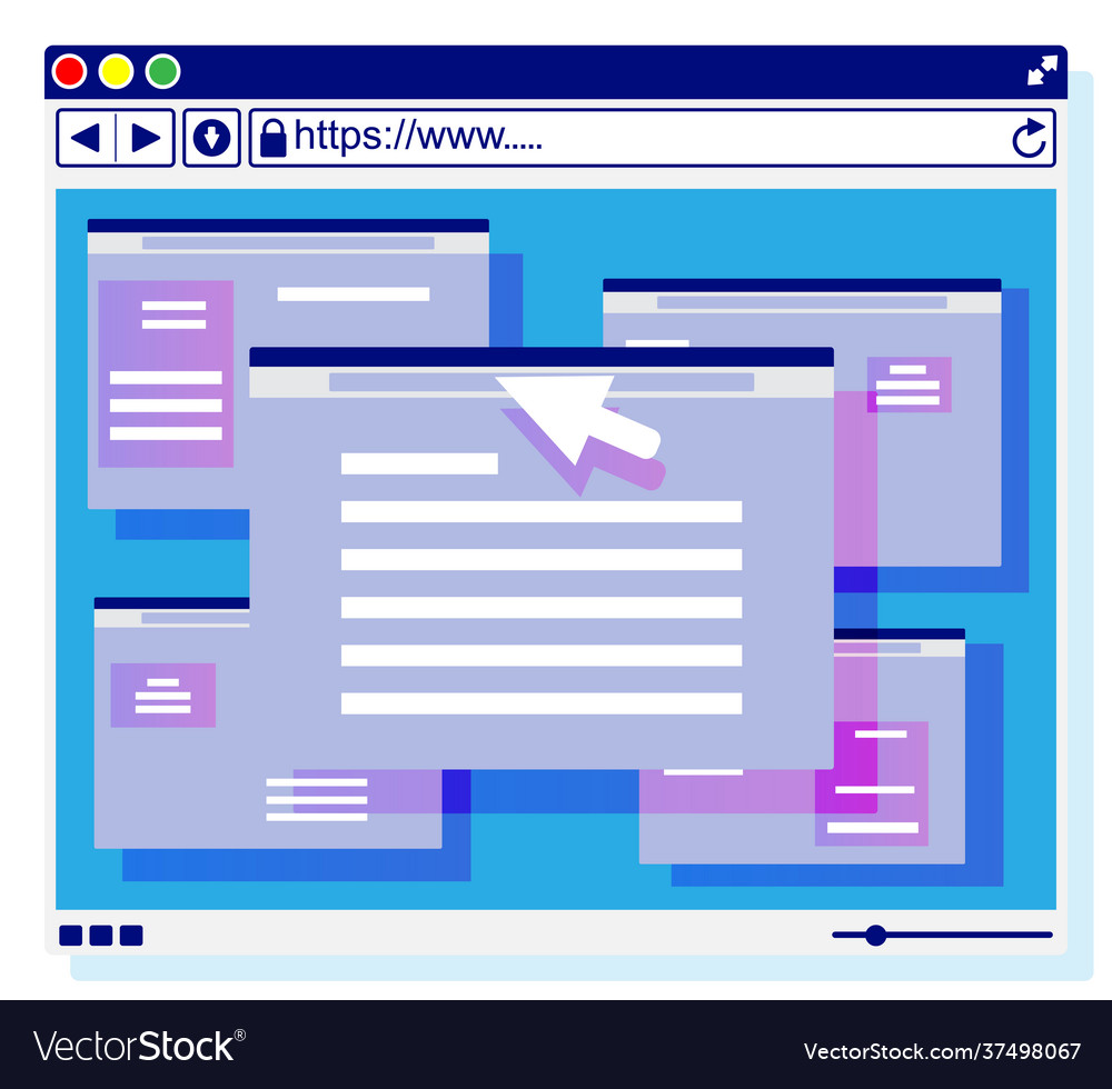 Modern Browser Window UI