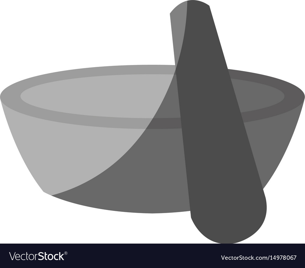 Mortar And Pestle Icon Image Royalty Free Vector Image