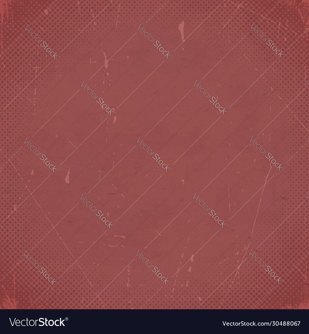 Old marsala scratched card with halftone gradient vector image Old marsala scratched card with halftone gradient