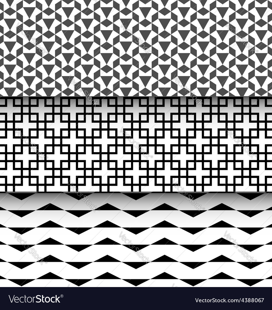 Seamless patterns in the set