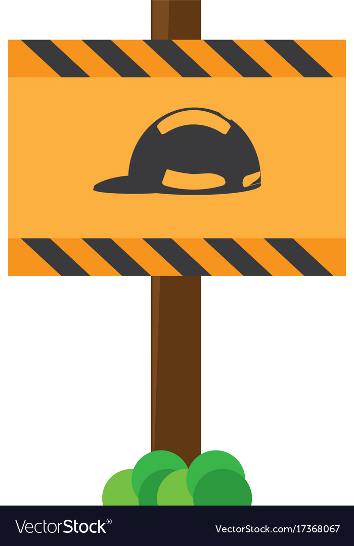 Signal caution safety helmet required vec