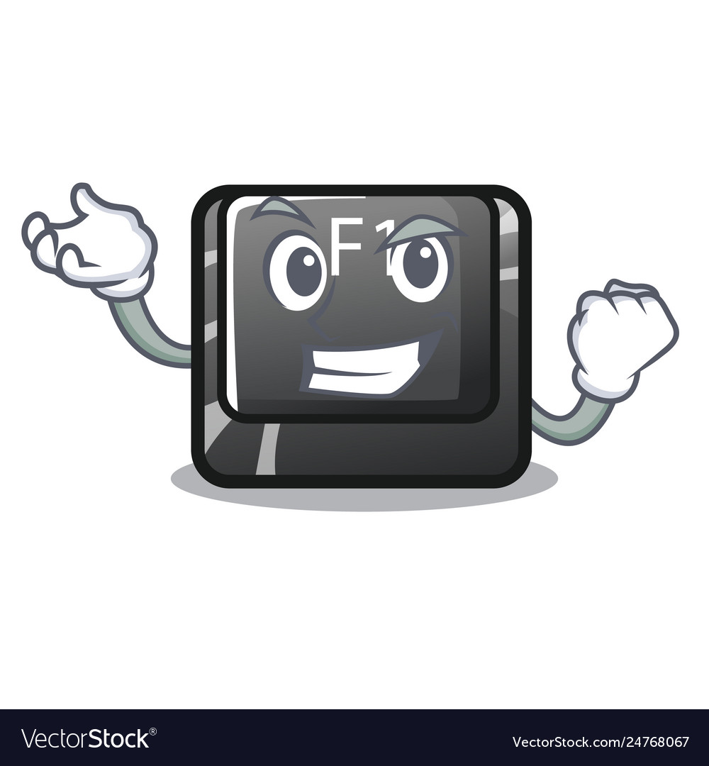 Successful button f1 in shape character
