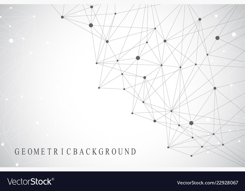 Technology abstract background with connected line