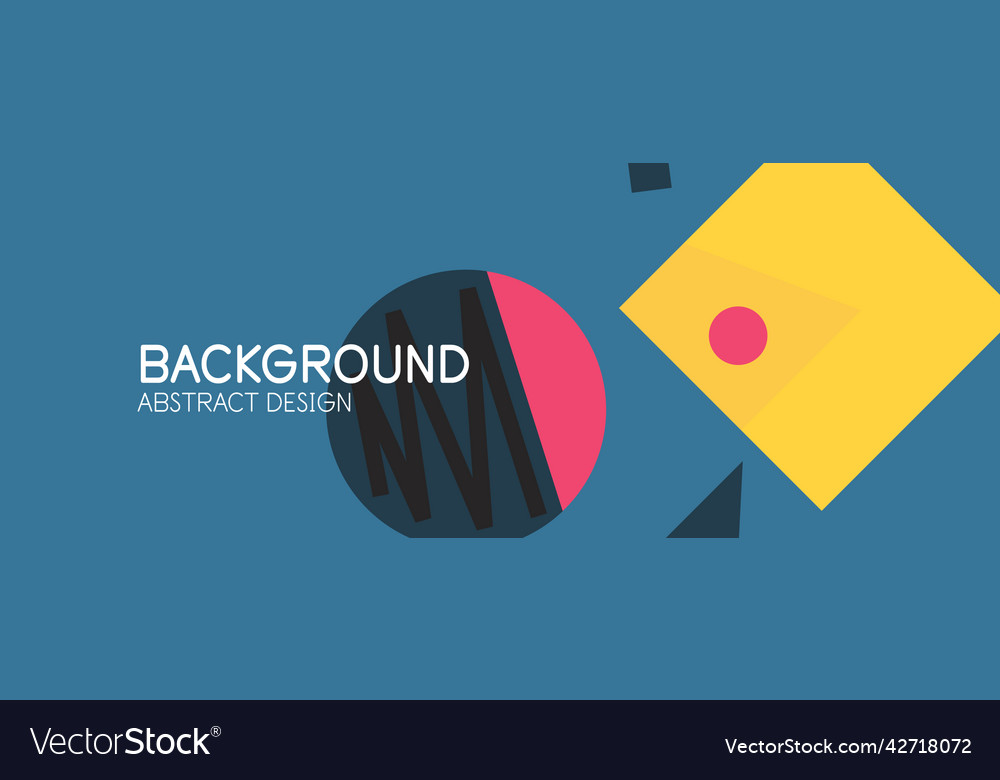 Abstract background blocks lines triangles vector image Abstract background blocks lines triangles