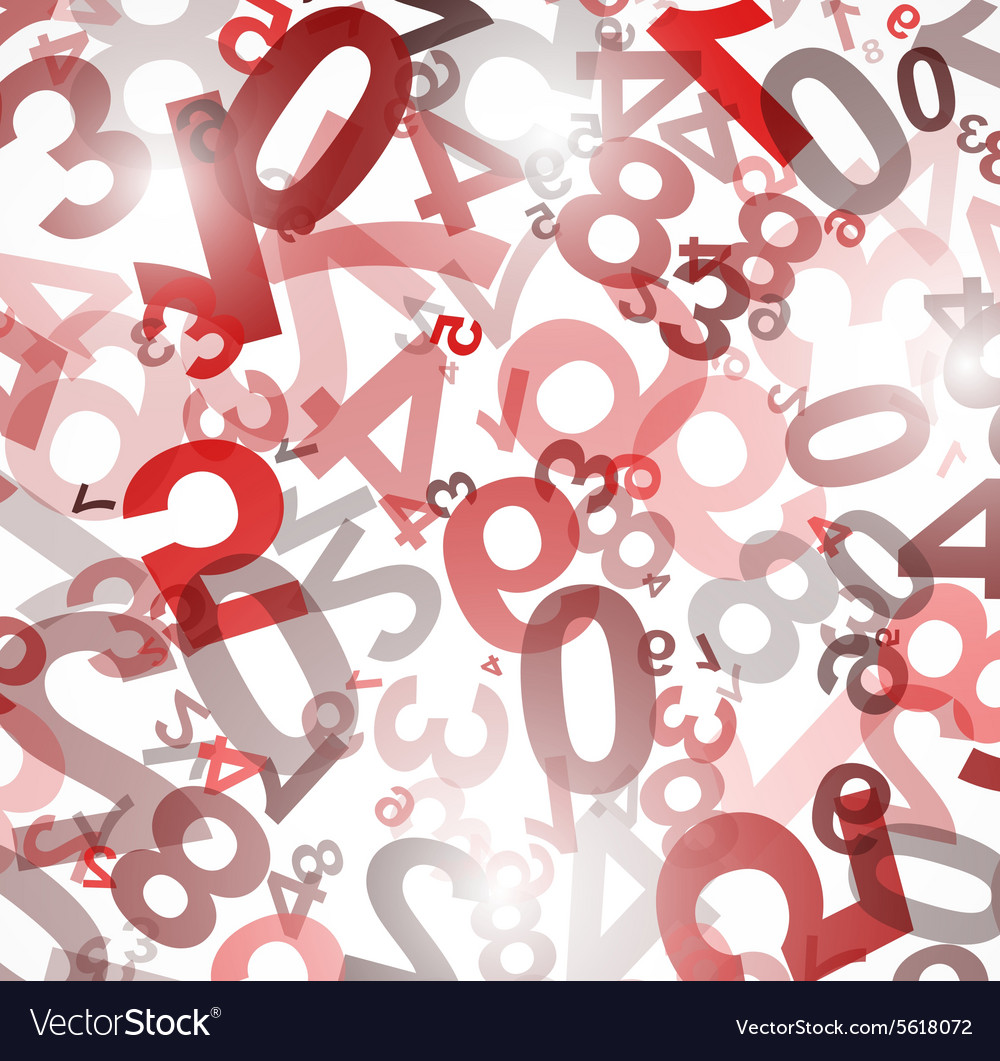 Abstract background with numbers