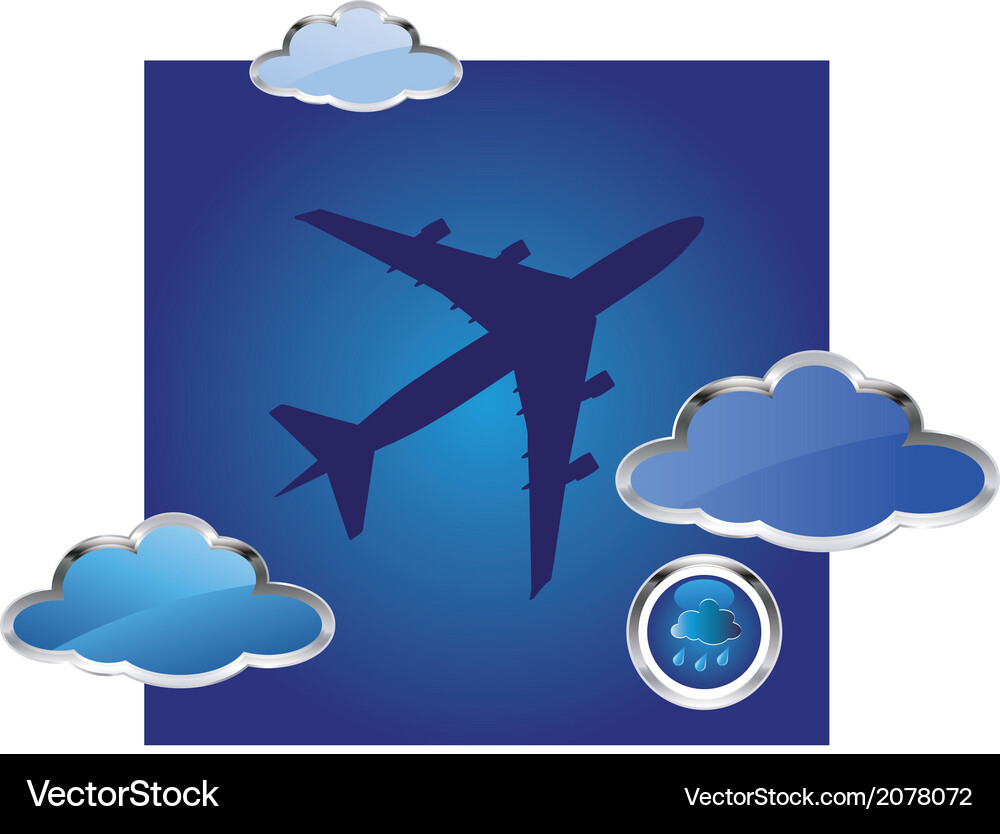 Airplane Royalty Free Vector Image - VectorStock