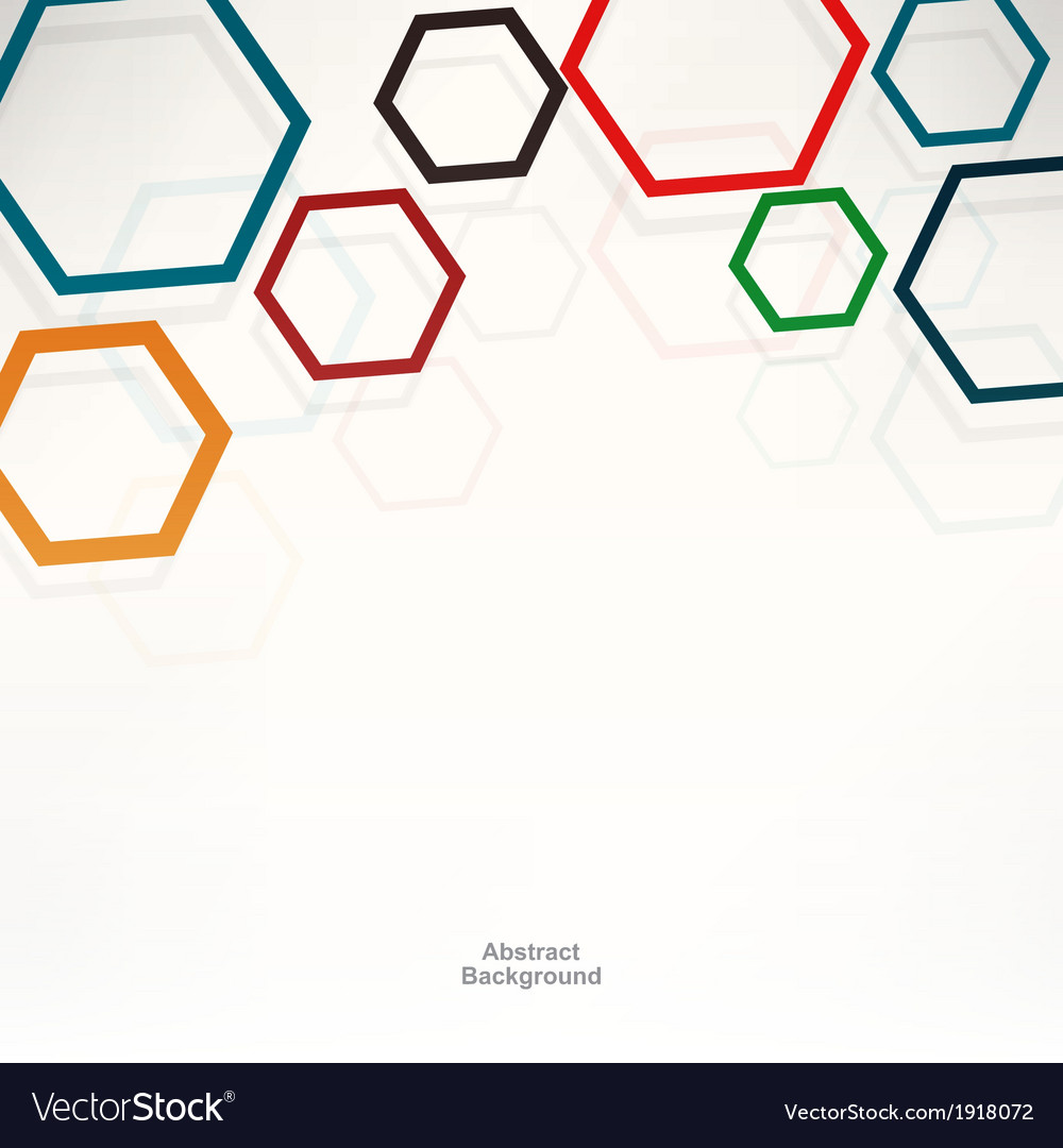 Background with hexagons