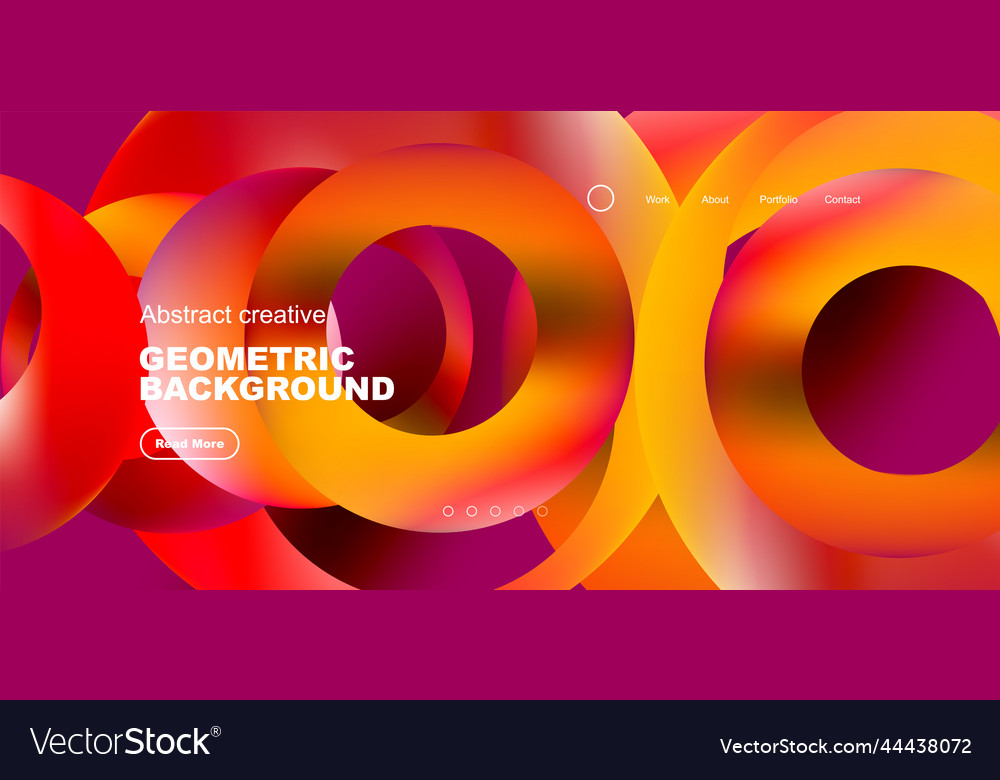 Circles minimal abstract background techno Vector Image Circles minimal abstract background techno