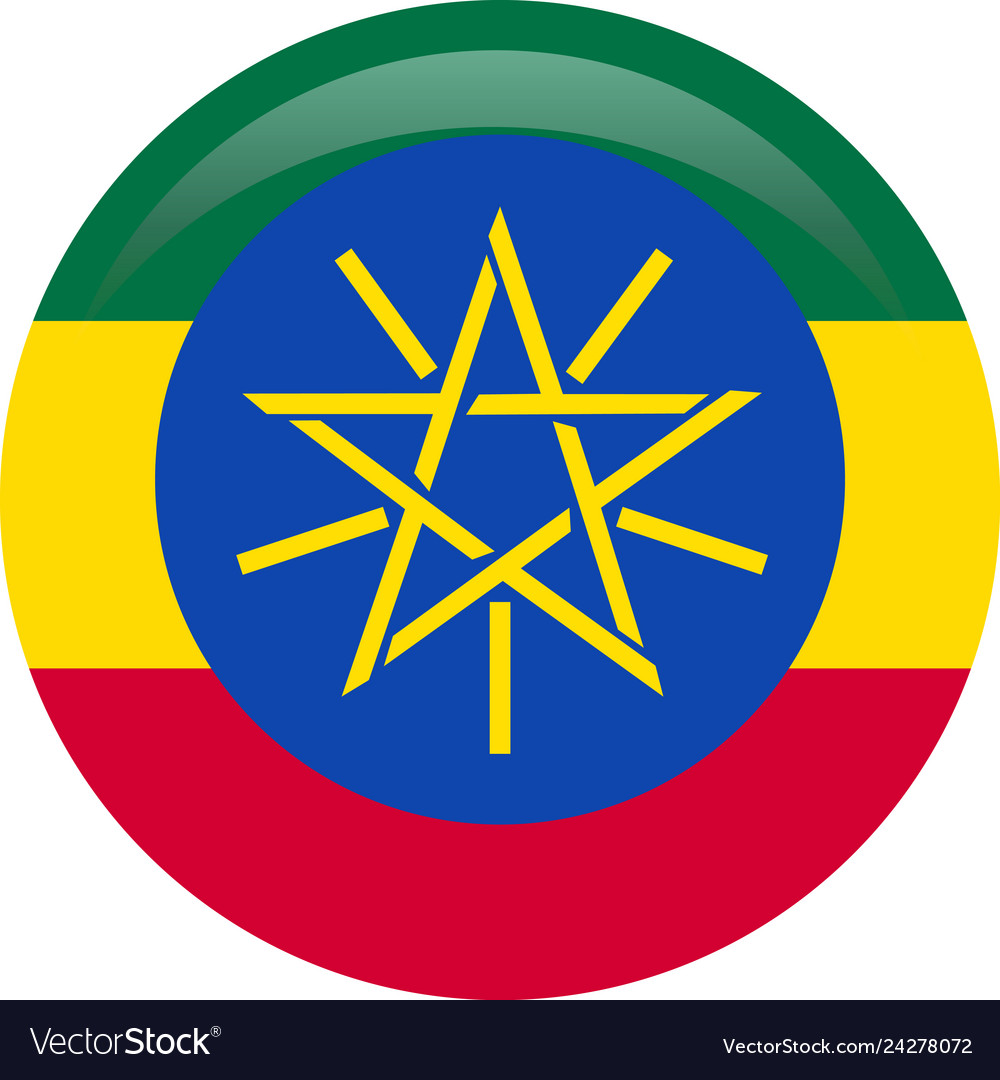 Ethiopia flag for independence day Royalty Free Vector Image