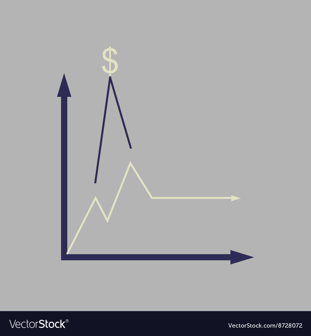 Flat web icon on stylish background monetary