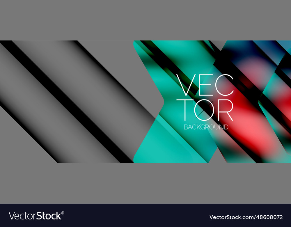 Fluid gradient arrow geometric minimal background vector image Fluid gradient arrow geometric minimal background