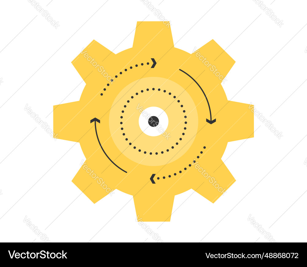 Gear icon Royalty Free Vector Image - VectorStock