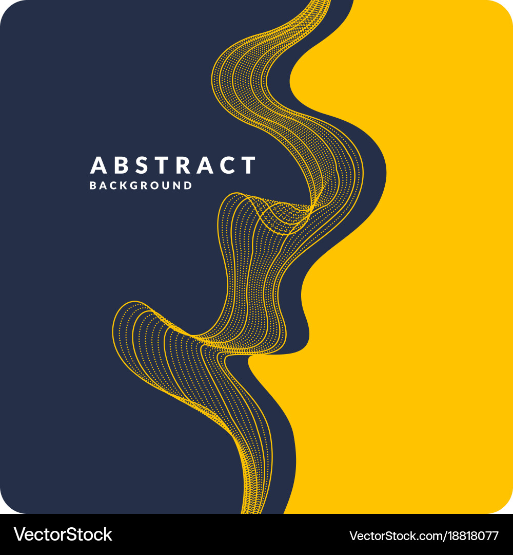 Abstract geometric background with dynamic Vector Image