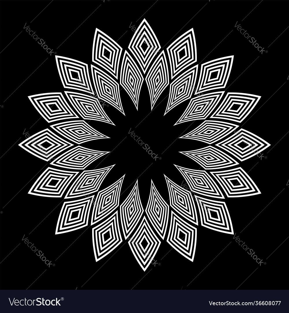 Circle pattern vector image Circle pattern