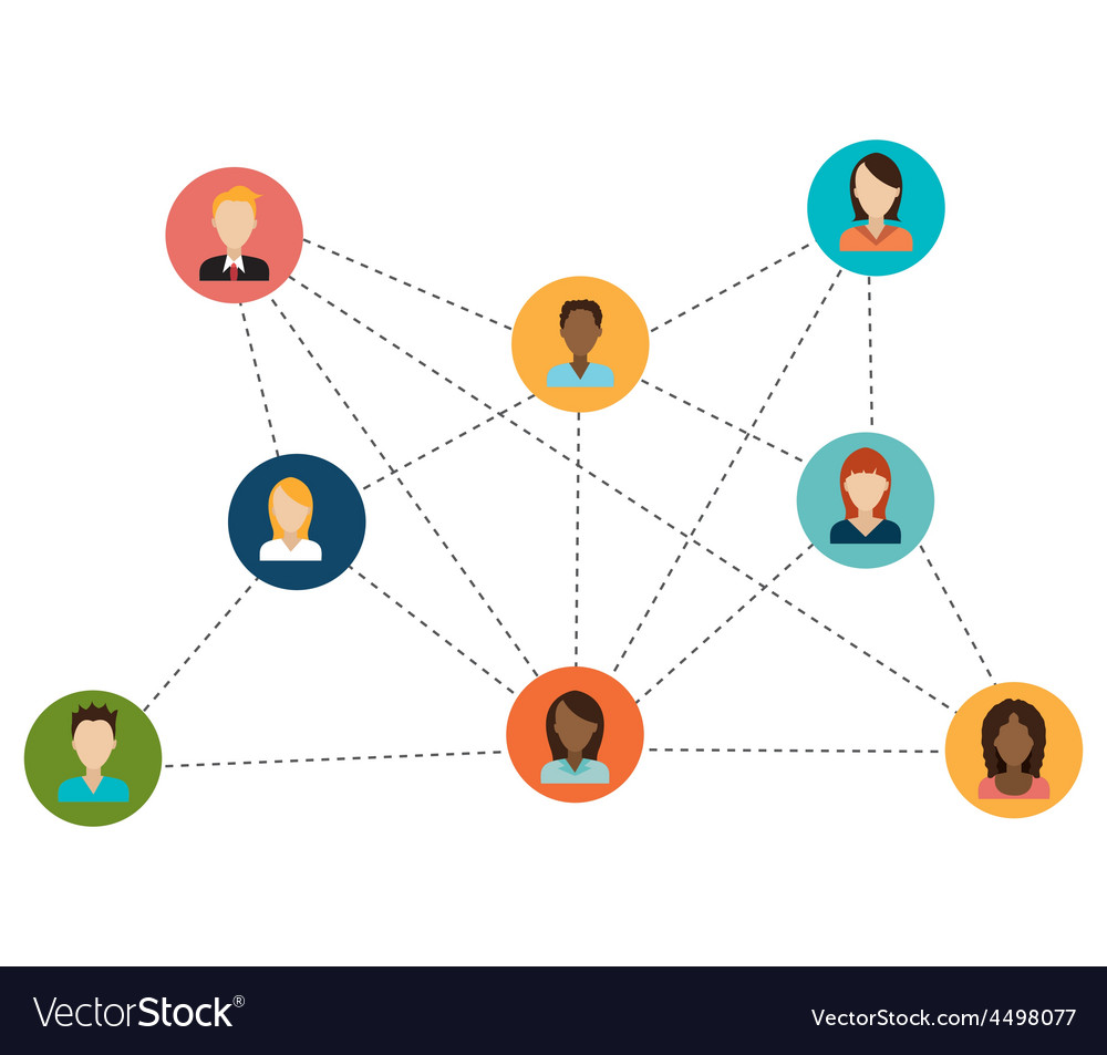 Network design Royalty Free Vector Image - VectorStock