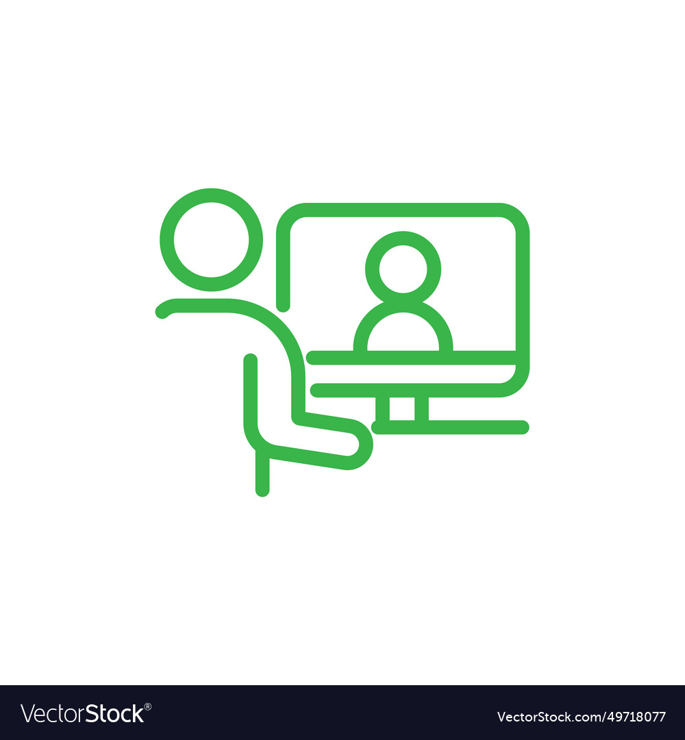 People working from home on their computer