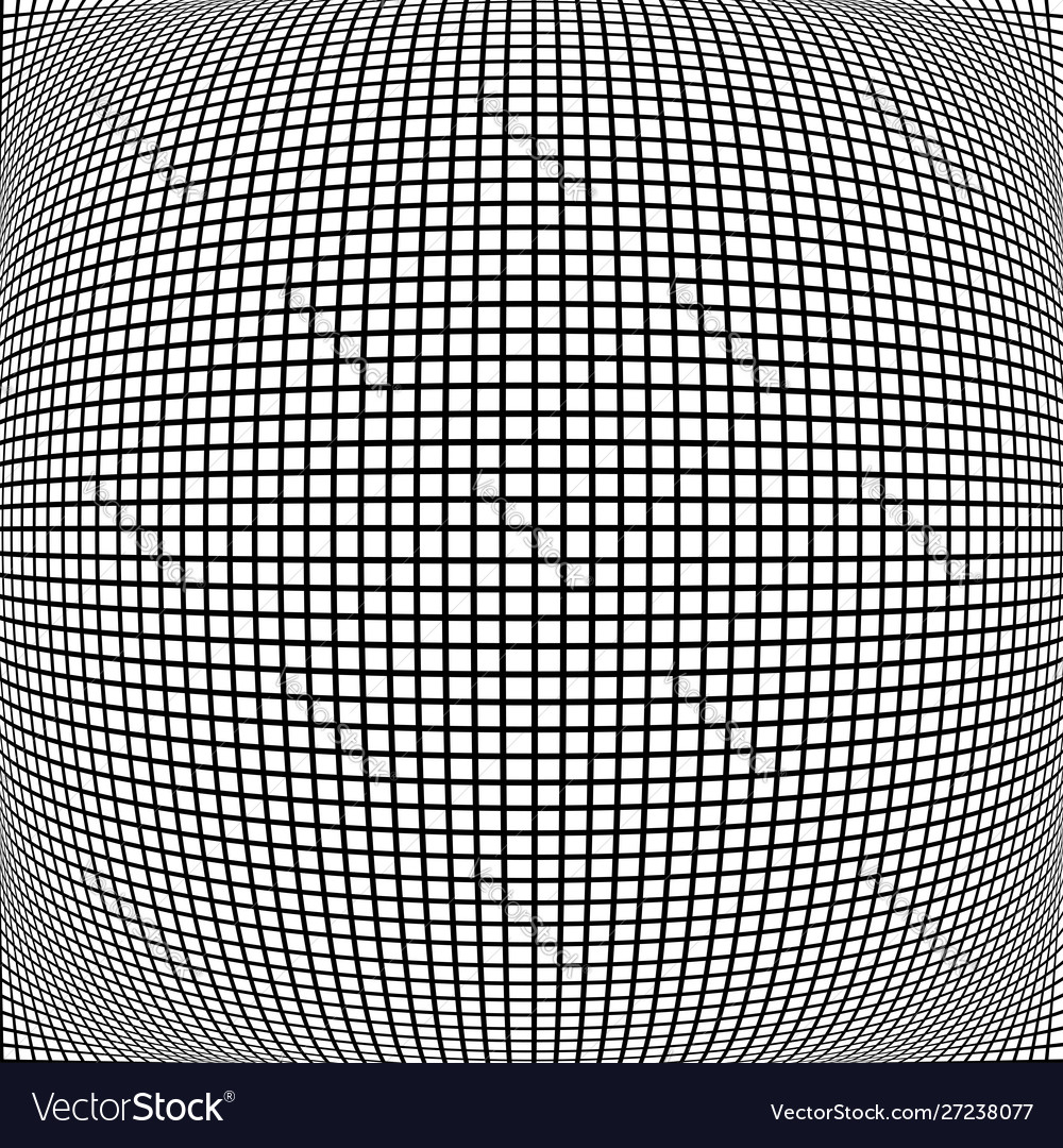 Spherical globe circular distort effect pattern